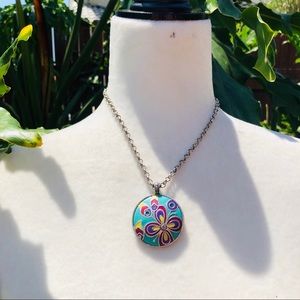 Vintage Lucky Brand colorful necklace